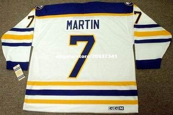 

wholesale mens rick martin buffalo sabres 1980 ccm vintage home retro hockey jersey, Black;red