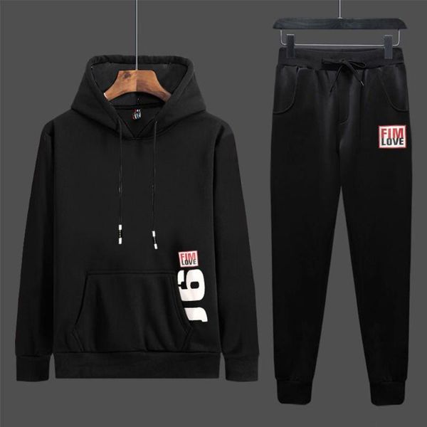 

leisure sports hoodies suits in the spring and autumn 2020 new men euramerican style fashion sports pants suit sportswear, Gray