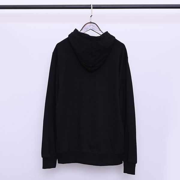 

embroidery designer fashion hoodie mens luxury hooded sweatshirt jumper womens pullover sweatshirt m-xxl casual 19122506z, Black
