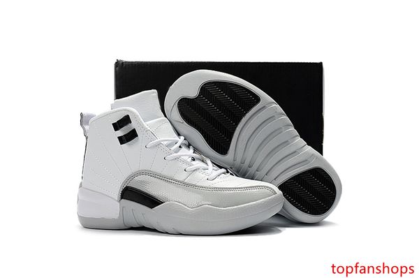 

2019 new xii mid high 12 12s black blue red children basketball shoes boy girl youth kid sport sneaker size 28-35