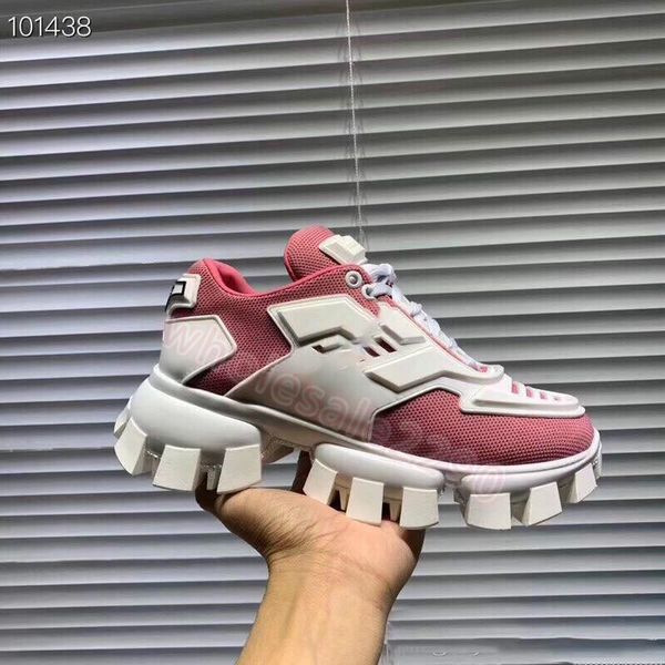 

men low casual shoes lates p cloudbust thunder lace up designer shoes 19fw capsule series color matching platform luxury sneaker, Black