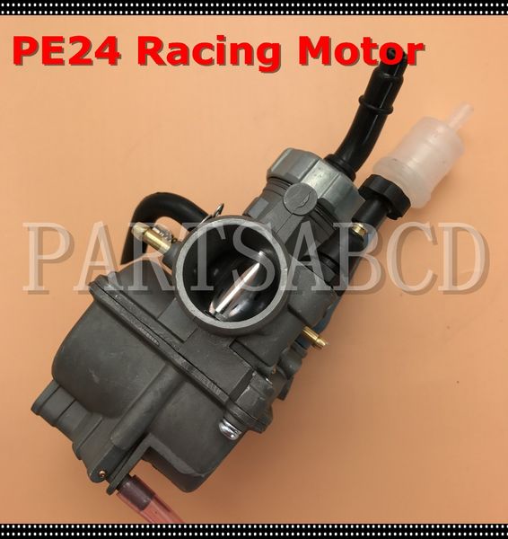 

frc pe24 24mm flat slide performance carburetor for scooter moped atv dirt bike jog dio minarelli 50