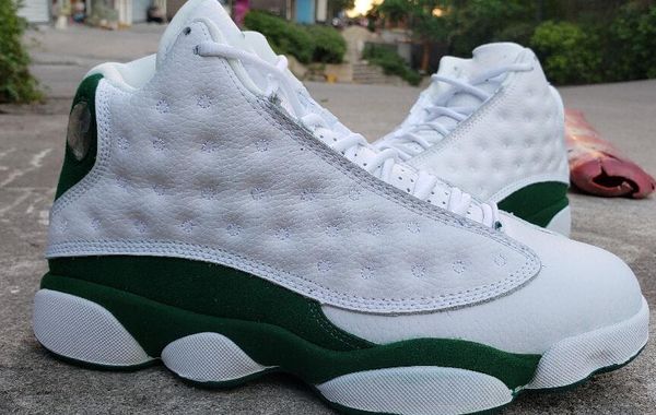 

2019 outdoor shoes men 13s white green trainers sneakers size 7-12