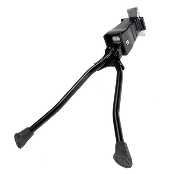 

alloy double-leg center mount bicycle bike kick stand black 26 inch cycle