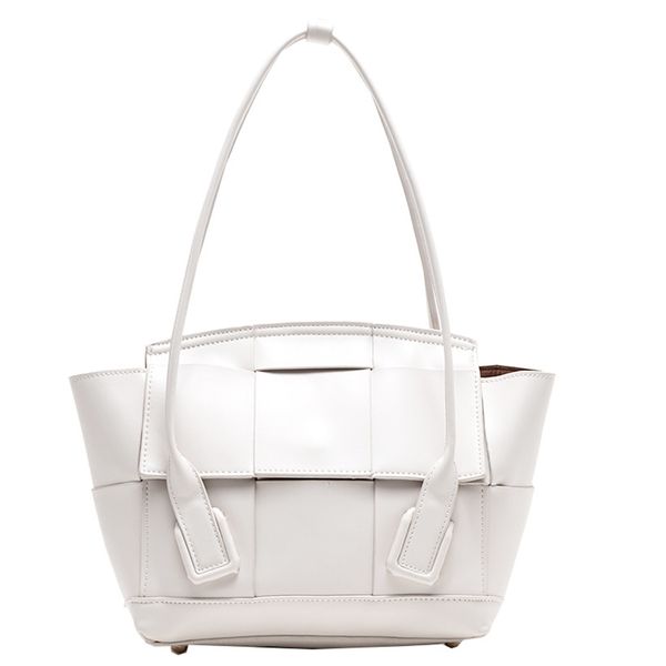 

designer handbag women new underarm bags shoulder bag simple and versatile casual woven handbag satchel pu fashion good match 4