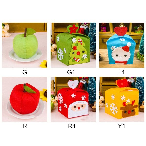 

нетканые kit сочельник apple, box xmas ручной ткань украшение diy материал