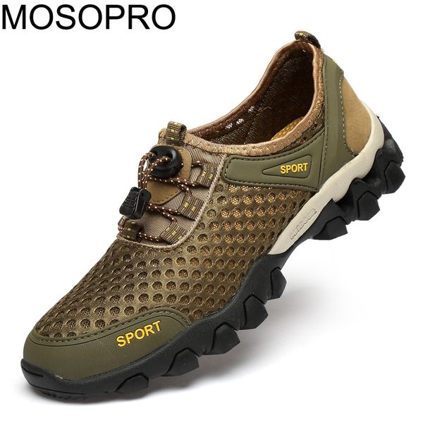 

mosopro man shoes walking sneakers spring women shoes casual breathable mesh summer outdoor 38-45 sneakers fjt61, Black