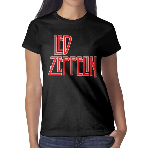 

led zeppelin red logo black womens t shirt,shirts,t shirts,tee shirts printing personalised crazy custom athletic t shirt, White