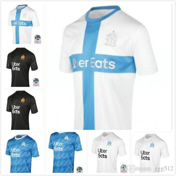 

size s-xxl 2019 2020 olympique de marseille balotelli 120th soccer jersey payet .gustavo 19 20 om football shirts thauvin maillot de foot, Black;yellow