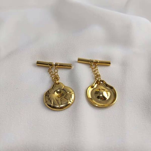 

2019 brand designer modern shell dangle earrings gold tassel earring luxury bijoux for women party wedding jewelry, Silver