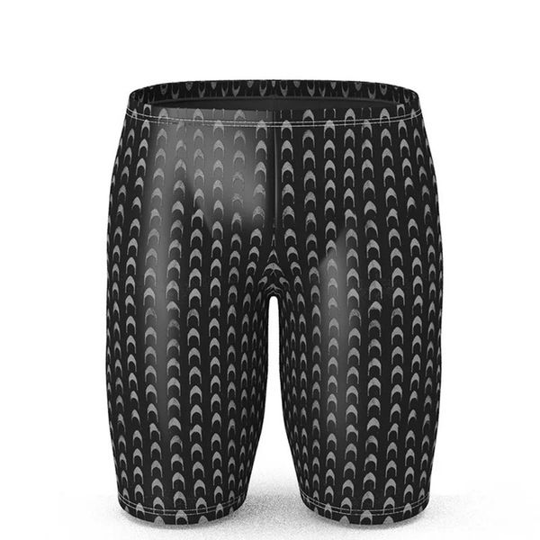 

mens swimming shorts loose swim brief trunks quick dry swimwear sharks skin swimsuit beachwear boxers plus size men swim wear