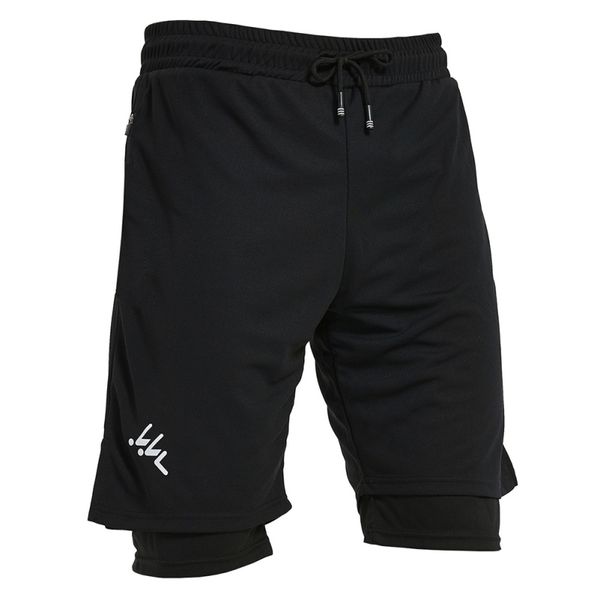 

men running shorts quick drying sport shorts gyms fitness bodybuilding workout built-in pockets for men 2020, Black;blue