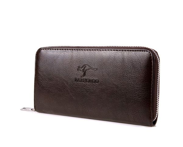 

2020 new kangaroo men's handbag men's business wallet handbag