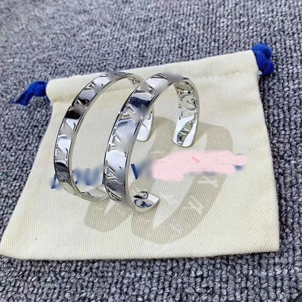 

luxury donkey hollow letter titanium steel bracelet men and women open  bracelet couple luxury wide version gifts girlfriends, Black