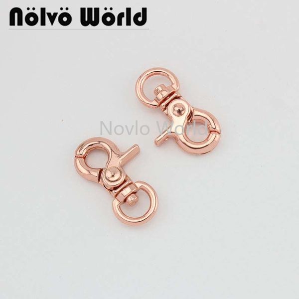 

wholesale 500pcs, 30*8.2mm 3/8 inch rose gold high-grade metal buckle snap hook lobster hook diy hardware accessories, Black