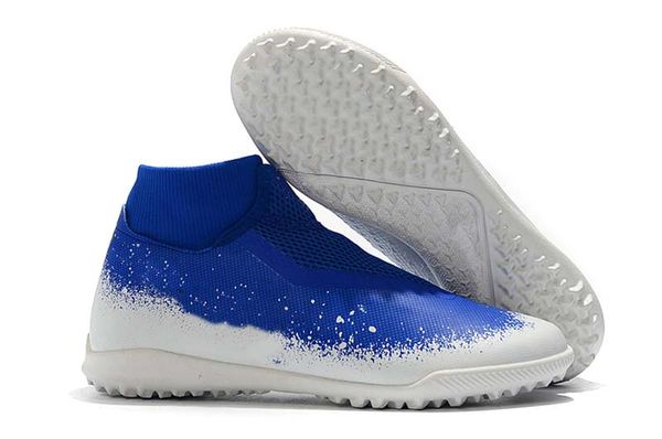 

boutique mens high football boots phantom vison academy ic/tf soccer shoes phantom vsn indoor tf blue turf soccer cleats