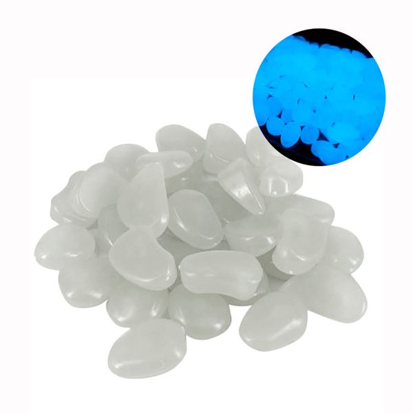 

glow in the dark garden pebbles glow stones rocks for walkways aquarium decor luminous stones wedding party rock garden jardin