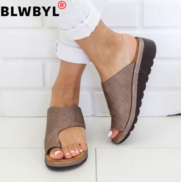 

women shoes 2020 nuevo flat bottom toe sleeve chaussures femme platform sandals women wedges shoes summer zapatilla slippers, Black