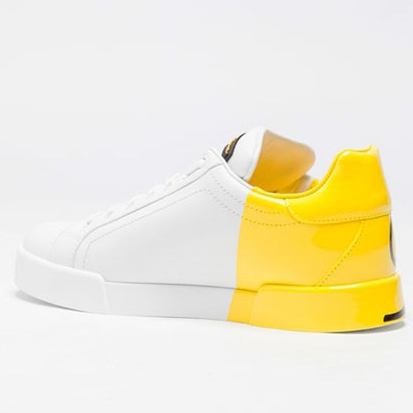 

Классические мужские повседневная обувь класса люкс КОЖИ PORTOFINO КРОССОВКИ дизайнера бренда обуви высокого качества способа ботинок человека Размер 38-44 Модель HZH5 l22