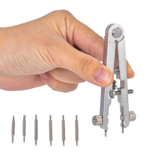 

new design fashion 8 pins + watch bracelet spring bar standard plier remover replace removing tool gift for women men