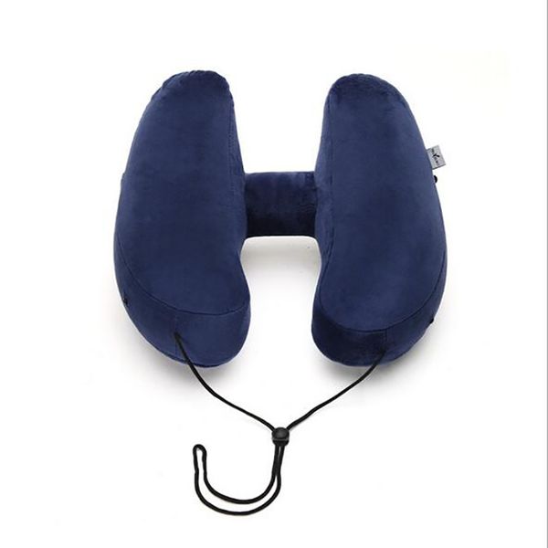 H Shape Inflatable Travel Pillow Folding Lightweight Nap Neck