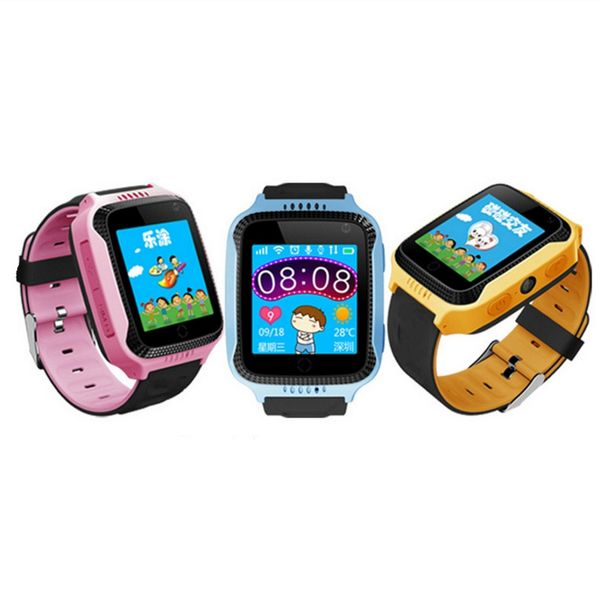 

q529 children's smart watch gps positioning multi-language english russian phone mobile wear, Slivery;brown