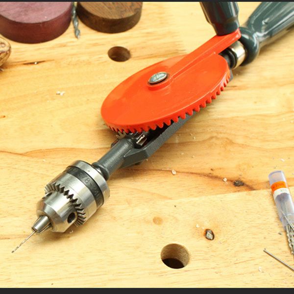 

1/4-inch capacity steel double precision casting diy woodworking drill powerful manual drill universal hand teaching tools