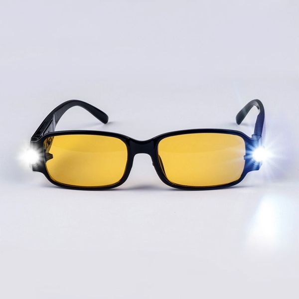 

1 pc christmas new multi strength night vision reading presbyopia diopter led eyeglass glasses
