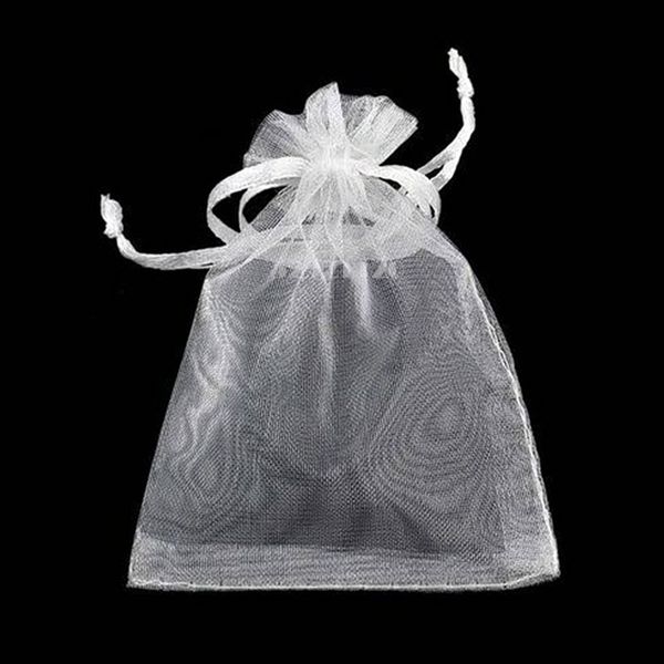 

50/100pcs white organza bags jewelry packaging bags wedding decoration party dragees bonbon gift box wedding favor box 5z