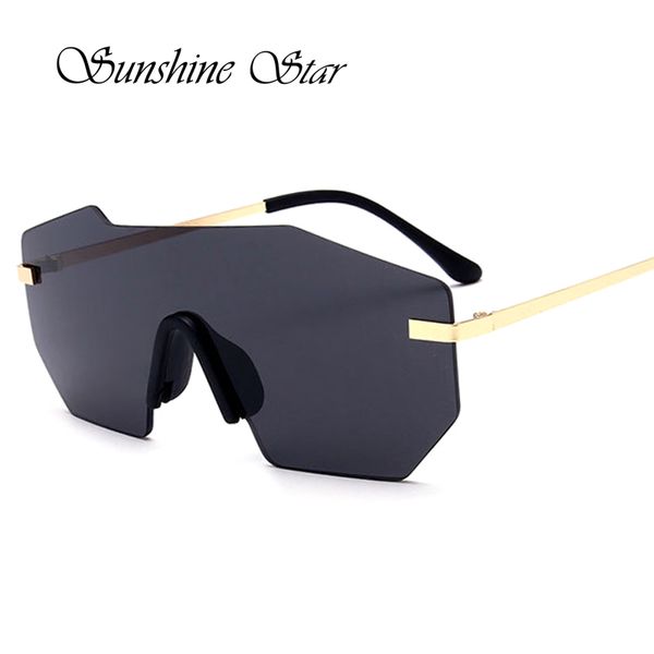 

возраст высокое качество мужчины вождения goggle очки солнцезащитные знаменитости мода rimless солнцезащитные очки уникальные марка rimless, White;black