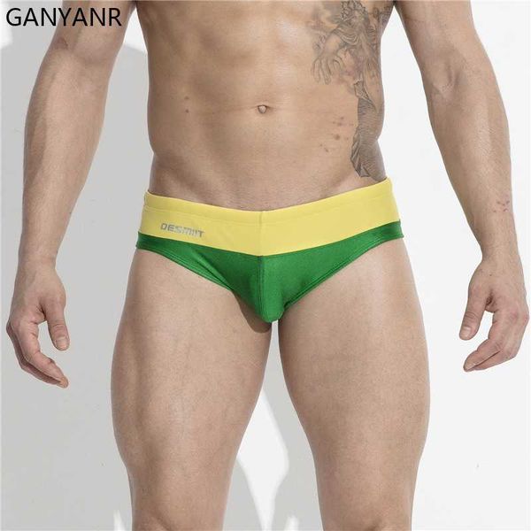 

ganyanr sexy мужчины купальники купальники gay плавки шорты плавки sunga sexy bikini beach pool surf wear костюм лоскутный