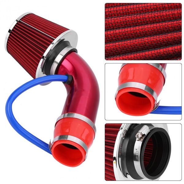 

Car Engine Intake Pipe Air Filter Mushroom Head Productivity 76Mm Inlet Air Filter 160mm High Flow High Cold Air Cone