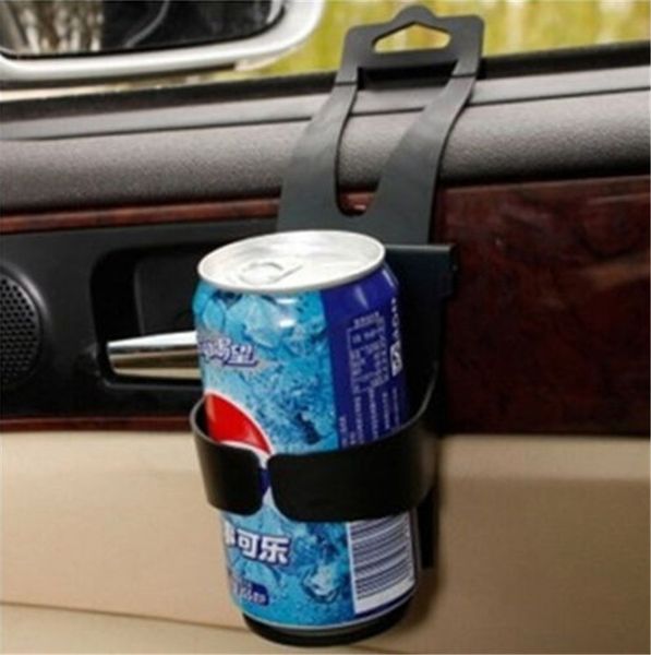 

US Black Universal Vehicle Car Truck Door Mount Drink Bottle Cup Holder Stand Portable Outdoor Drink Food Holder