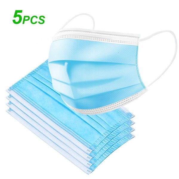 

dhl ship 1djq mask woven non 3 layers earloop dust face masks shipping level for gift black blue lv9a