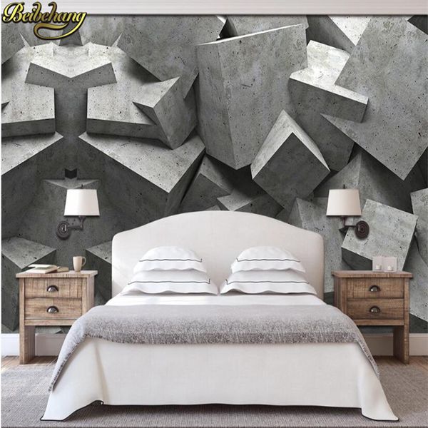 

custom p murals retro cement wall make old industrial wind wallpaper personalized bedroom papel de parede