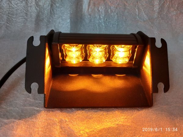 

12v/24v car super bright led dash light,3w led strobe warning lights,windshield emergency lamp