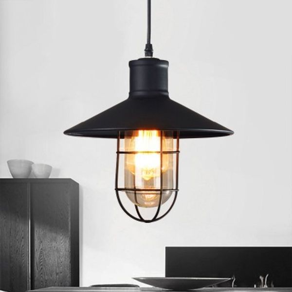 

2021 pendant lights vintage style pendant lamps rounded metal lamp shade kichler pendant lighting linear suspension lighting black color