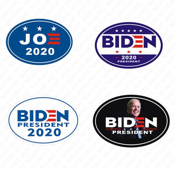 

2020 joe biden the us election letters printed car magnetic sticker fridge magnet suitable for metals waterproof stickers decoration d7207, Black;white