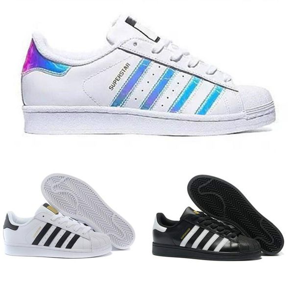 

2016 originals superstar white hologram iridescent junior superstars 80s pride sneakers super star women men sport casual shoes 36-45