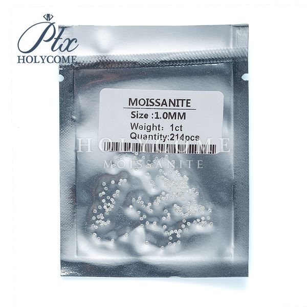 

melee moissanite diamond loose stones jewelry 1.0mm 1ct price per carat, Black