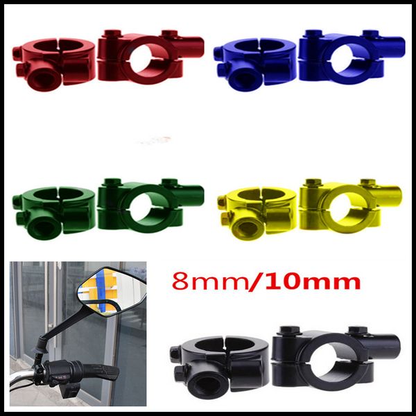 

2pc colorful motorcycle rearview mirror adapter for yamaha r6s europe version yzf r1 r1m fazer600 fzx700 fazer