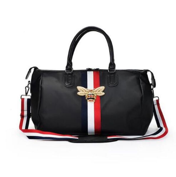 

Brand Travel Bags WaterProof Large Capacity Hand Luggage Traveling Bee Bag Women Weekend Travel Duffle Bag 2019 Fashion Handbags