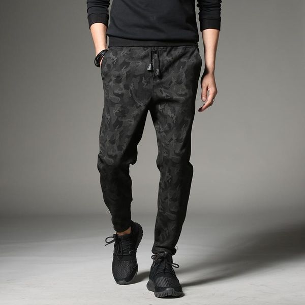 

men cotton casual army cargo camo combat work pants, Blue