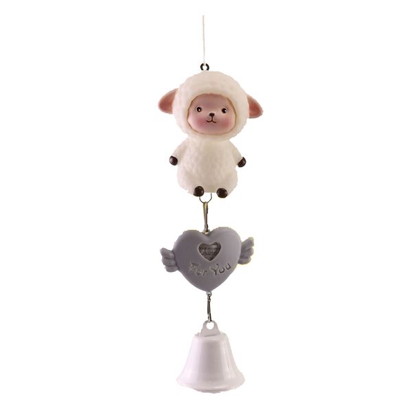 

lovely sheep wind chimes hanging garden bell bedroom decor pendant blessing gift