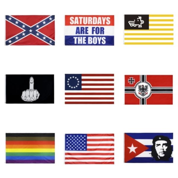 

trump flag 90*150cm donald trump v s joe biden banner flags for president usa election banner 14*21cm handhold flag party decor gga3476-2#96