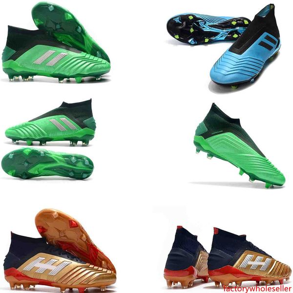 

2019 новый водонепроницаемый мужские футбольные бутсы предатор 19.1 фг футбольные бутсы высокого лодыжки футбол сапоги хищника 19 ускоритель
