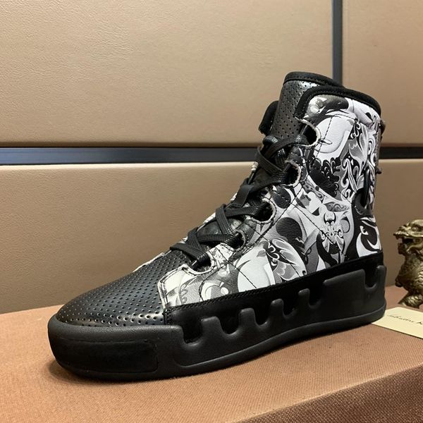 

casual shoes mens luxury shoes 2019 new brand fashion flats runners racer casual shoes mens with original box c8, Black