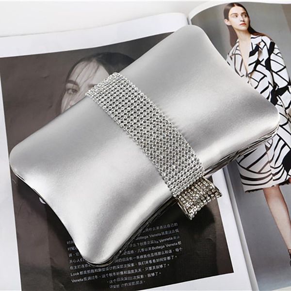 

women's evening handbag sequins chain buckle party diamond pillow shaped clutchbag small square cross bag bolsa 2020 #t1g