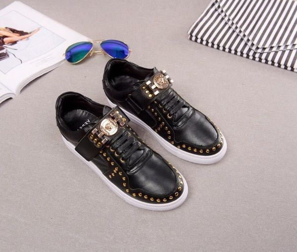 

duping520 rivet new black shoes men dress shoes moccasins loafers lace ups monk straps boots drivers real leather sneakers shoes