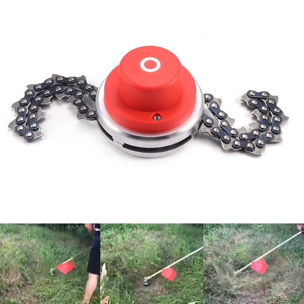 

1pc universal 34.0cm lawn mower chain grass trimmer head chain brushcutter for garden trimmer grass cutter spare parts tools